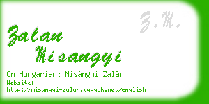 zalan misangyi business card