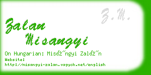 zalan misangyi business card